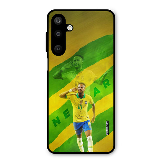 Green Yellow Neymar Samsung Galaxy M16 Mobile Back Cover - Sports PrintShield Case