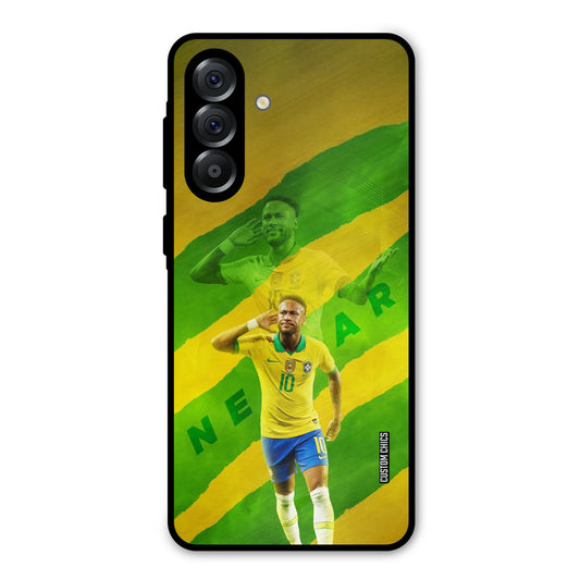 Green Yellow Neymar Samsung Galaxy A36 Mobile Back Cover - Sports PrintShield Case