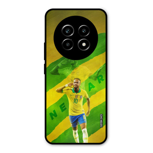 Green Yellow Neymar Realme 14 Pro lite Mobile Back Cover - Sports PrintShield Case