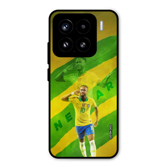Green Yellow Neymar Xiaomi 15 5G Mobile Back Cover - Sports PrintShield Case