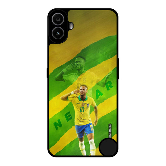 Green Yellow Neymar Nothing CMF Phone 1 Mobile Back Cover - Sports PrintShield Case