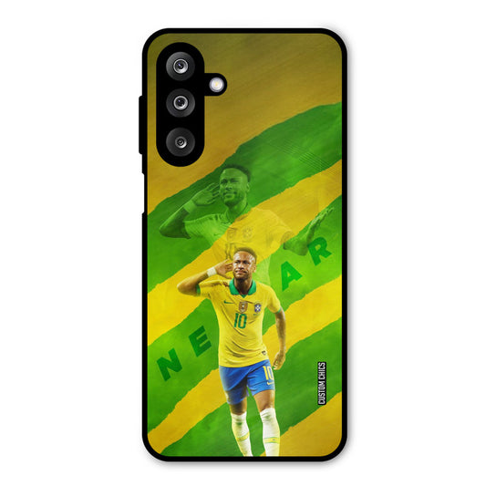 Green Yellow Neymar Samsung Galaxy M36 Mobile Back Cover - Sports PrintShield Case