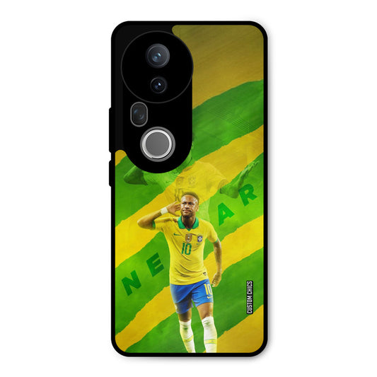 Green Yellow Neymar Vivo T4 Ultra Mobile Back Cover - Sports PrintShield Case