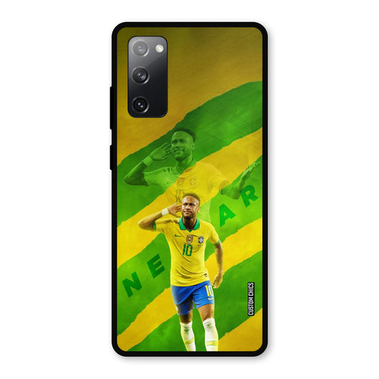 Green Yellow Neymar Samsung Galaxy S20 FE Mobile Back Cover - Sports PrintShield Case