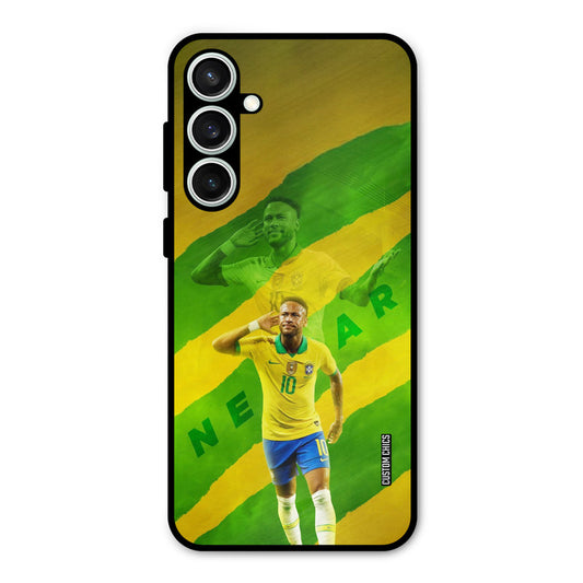 Green Yellow Neymar Samsung Galaxy S23 Mobile Back Cover - Sports PrintShield Case