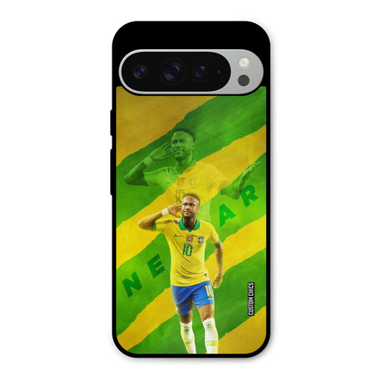 Happy Neymar Google Pixel 9 Pro XL Mobile Back Cover - Sports PrintShield Case