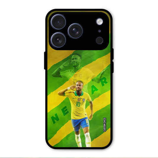 Green Yellow Neymar iPhone 17 Pro Max Mobile Back Cover - Sports PrintShield Case