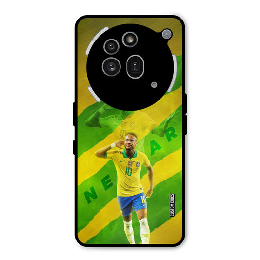 Green Yellow Neymar Nothing Phone 3A Pro Mobile Back Cover - Sports PrintShield Case