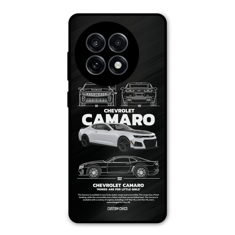 Grey Camaro OnePlus 13R Mobile Back Cover - Car&Bike PrintShield Case