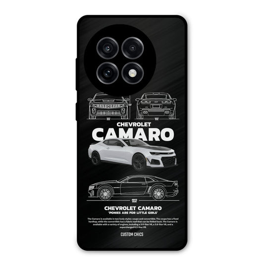 Grey Camaro OnePlus 13R Mobile Back Cover - Car&Bike PrintShield Case