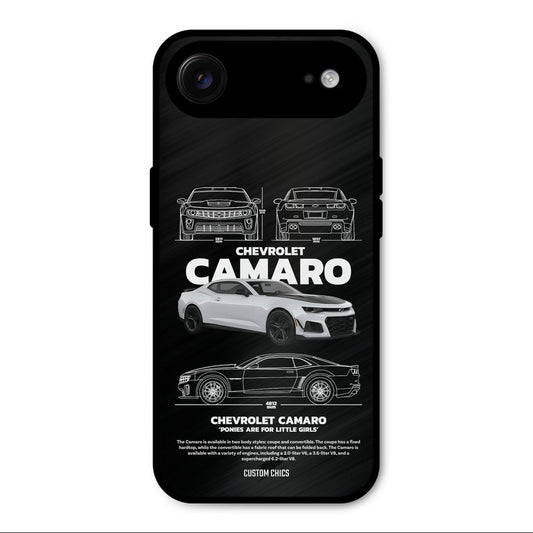 Grey Camaro iPhone Air Mobile Back Cover - Car&Bike PrintShield Case