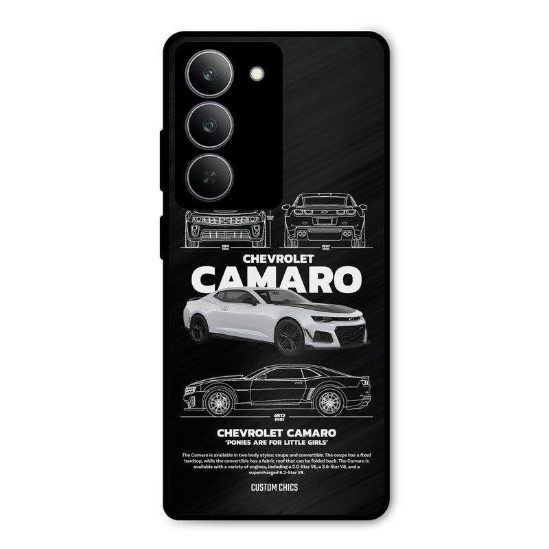 Grey Camaro Realme 14x Mobile Back Cover - Car&Bike PrintShield Case