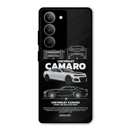 Grey Camaro Realme 14x Mobile Back Cover - Car&Bike PrintShield Case