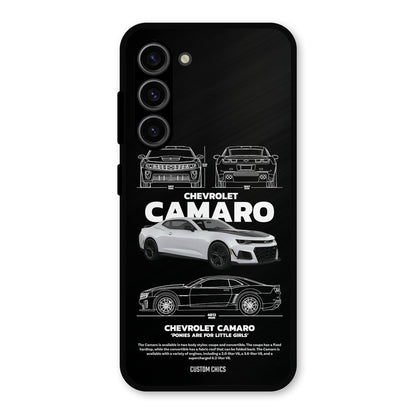 Grey Camaro Samsung Galaxy S23 Mobile Back Cover - Car&Bike PrintShield Case