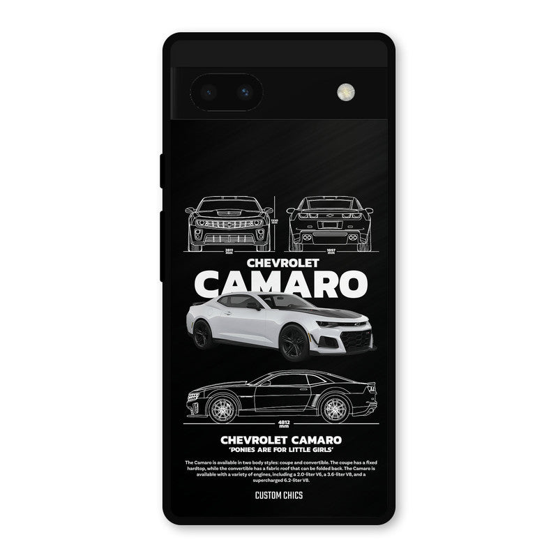 Grey Camaro Google Pixel 6a Mobile Back Cover - Car&Bike PrintShield Case