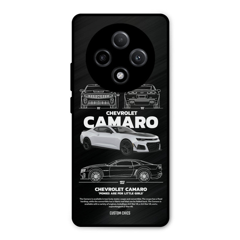 Grey Camaro Oppo F27 Pro Plus 5G Mobile Back Cover - Car&Bike PrintShield Case