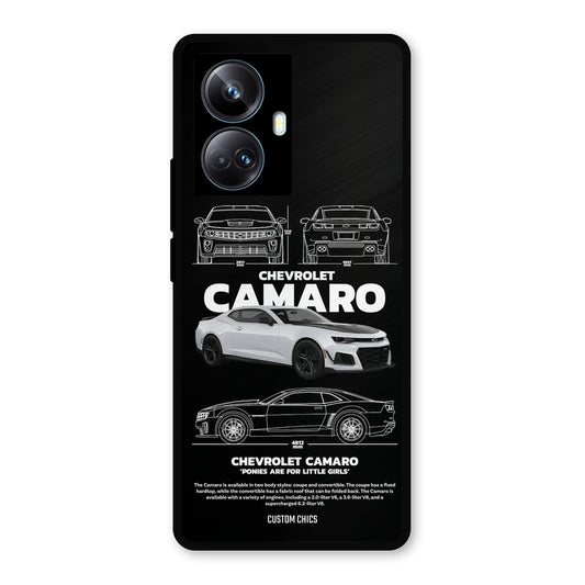 Grey Camaro Realme 10 Pro Plus Mobile Back Cover - Car&Bike PrintShield Case