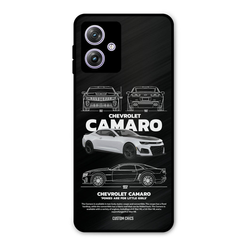 Grey Camaro Motorola G64 5G Mobile Back Cover - Car&Bike PrintShield Case