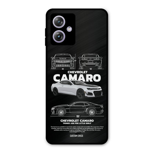 Grey Camaro Motorola G64 5G Mobile Back Cover - Car&Bike PrintShield Case