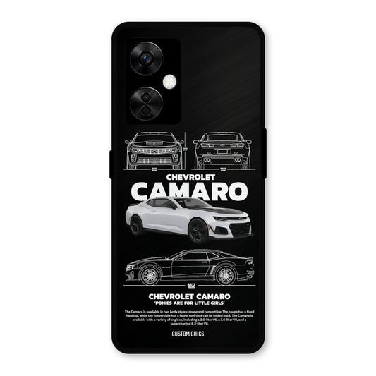 Grey Camaro OnePlus Nord CE 3 Lite Mobile Back Cover - Car&Bike PrintShield Case