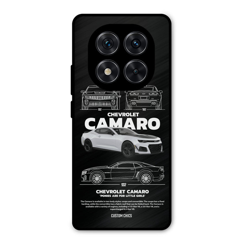 Grey Camaro Redmi Note 14 Pro Mobile Back Cover - Car&Bike PrintShield Case