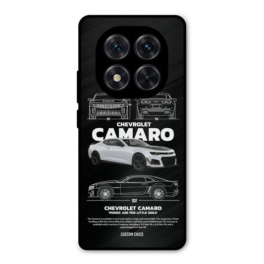 Grey Camaro Redmi Note 14 Pro Mobile Back Cover - Car&Bike PrintShield Case