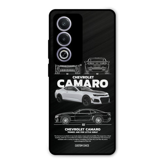 Grey Camaro Oppo K12x Mobile Back Cover - Car&Bike PrintShield Case