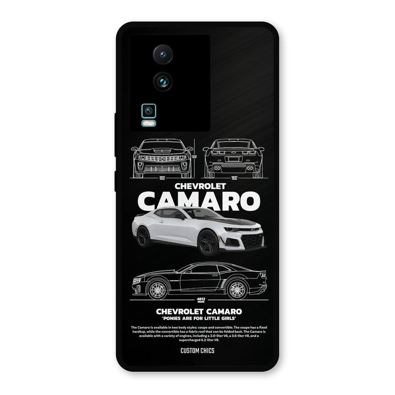Grey Camaro IQOO Neo 7 Mobile Back Cover - Car&Bike PrintShield Case