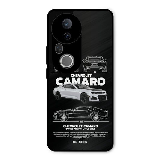 Grey Camaro Vivo T4 Ultra Mobile Back Cover - Car&Bike PrintShield Case