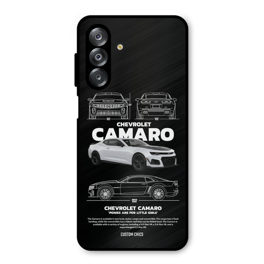 Grey Camaro Samsung Galaxy A26 Mobile Back Cover - Car&Bike PrintShield Case
