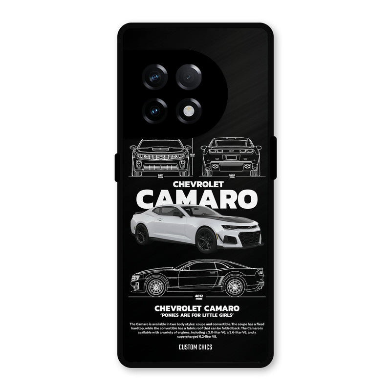 Grey Camaro OnePlus 11R Mobile Back Cover - Car&Bike PrintShield Case