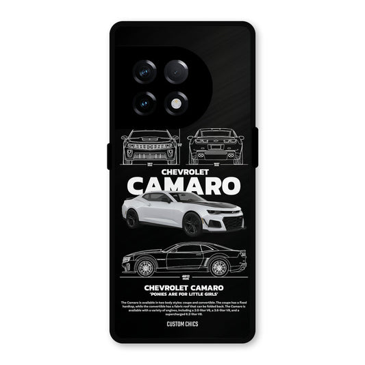 Grey Camaro OnePlus 11R Mobile Back Cover - Car&Bike PrintShield Case