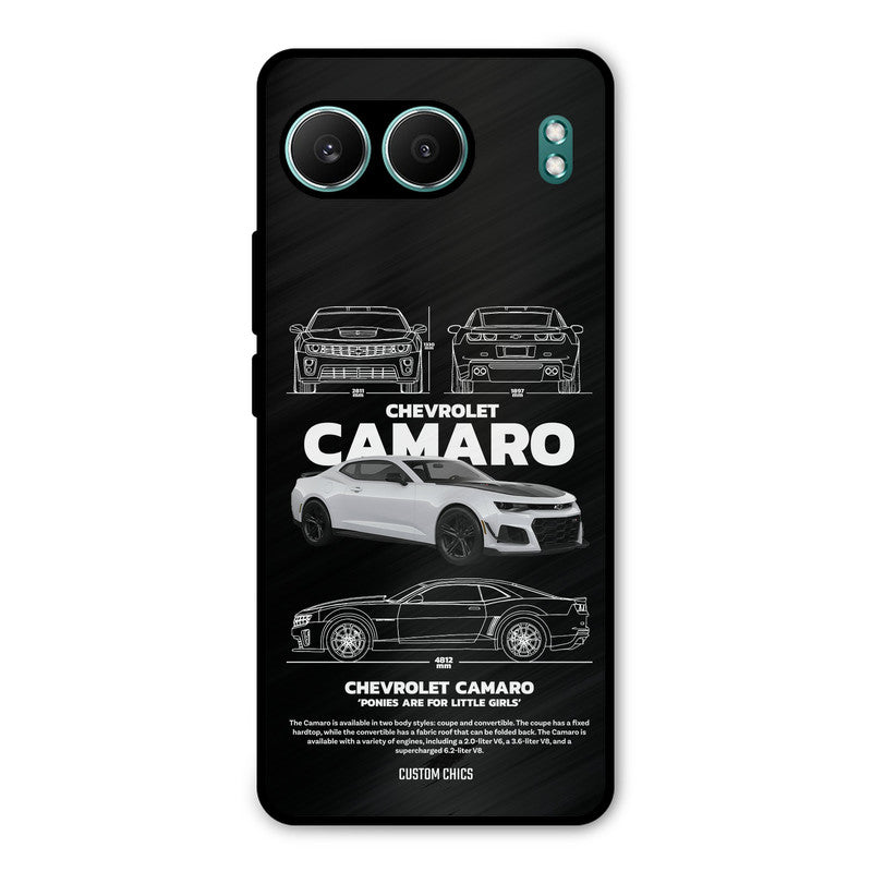 Grey Camaro OnePlus Nord 4 Mobile Back Cover - Car&Bike PrintShield Case