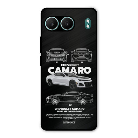 Grey Camaro OnePlus Nord 4 Mobile Back Cover - Car&Bike PrintShield Case
