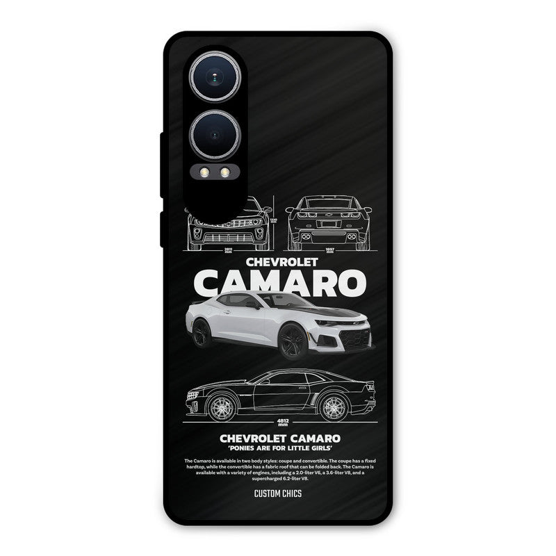 Grey Camaro Oneplus Nord CE4 Lite Mobile Back Cover - Car&Bike PrintShield Case