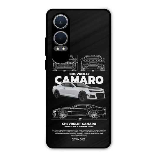 Grey Camaro Oneplus Nord CE4 Lite Mobile Back Cover - Car&Bike PrintShield Case