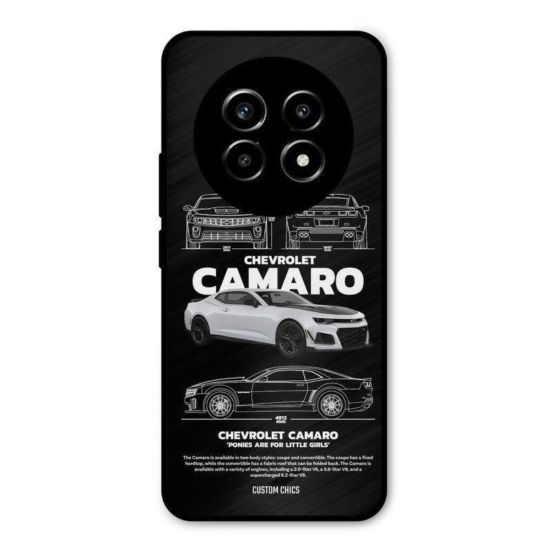 Grey Camaro Realme 13 Pro Mobile Back Cover - Car&Bike PrintShield Case