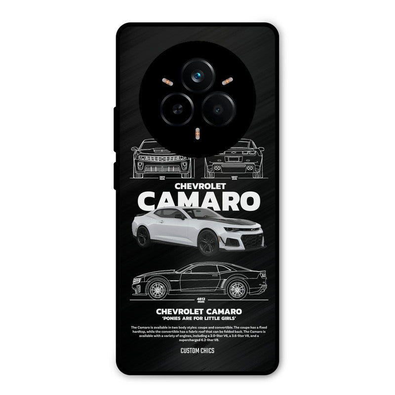 Grey Camaro Realme 14 Pro Plus Mobile Back Cover - Car&Bike PrintShield Case