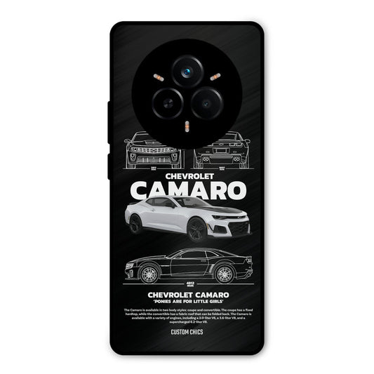 Grey Camaro Realme 14 Pro Plus Mobile Back Cover - Car&Bike PrintShield Case