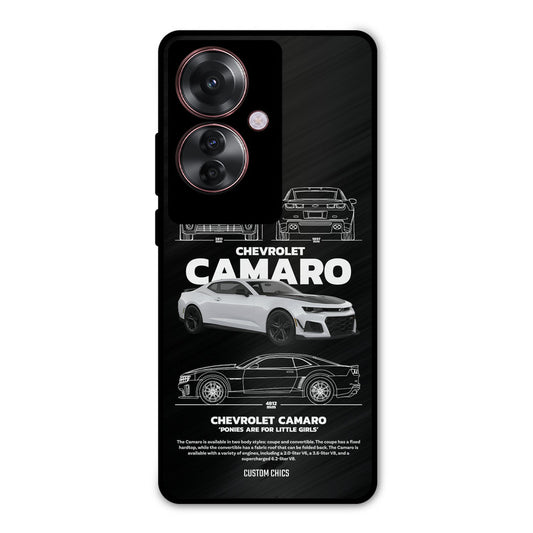 Grey Camaro Oppo F25 Pro Mobile Back Cover - Car&Bike PrintShield Case
