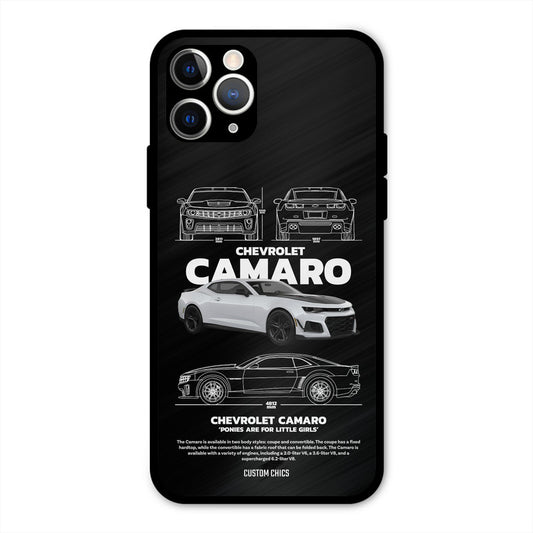 Grey Camaro iPhone 11 Pro Mobile Back Cover - Car&Bike PrintShield Case