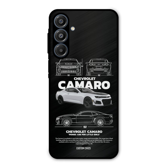 Grey Camaro Samsung Galaxy A16 5G Mobile Back Cover - Car&Bike PrintShield Case