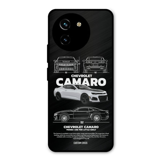 Grey Camaro Vivo Y200i Mobile Back Cover - Car&Bike PrintShield Case