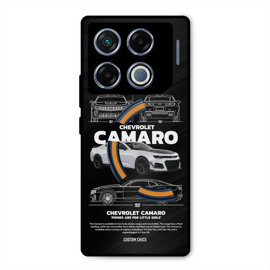 Grey Camaro Infinix GT 20 Pro Mobile Back Cover - Car&Bike PrintShield Case