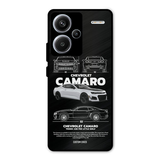 Grey Camaro Redmi Note 13 Pro Plus Mobile Back Cover - Car&Bike PrintShield Case