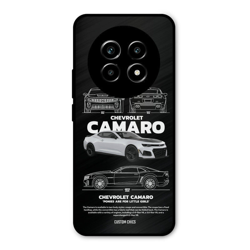 Grey Camaro Realme 14 Pro lite Mobile Back Cover - Car&Bike PrintShield Case