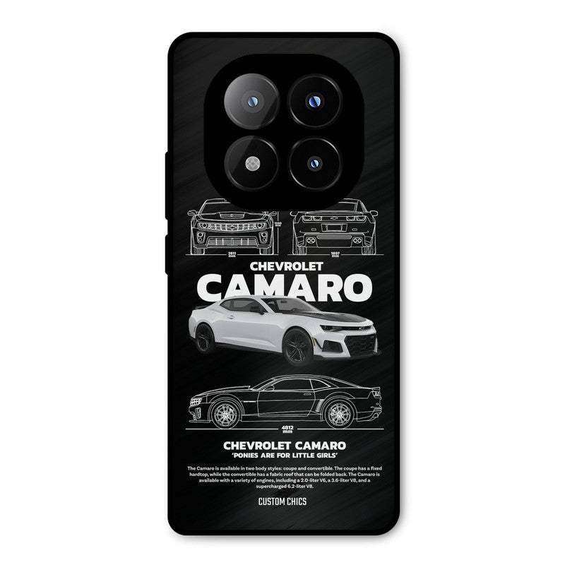 Grey Camaro Redmi Note 14 Pro Plus 5G Mobile Back Cover - Car&Bike PrintShield Case
