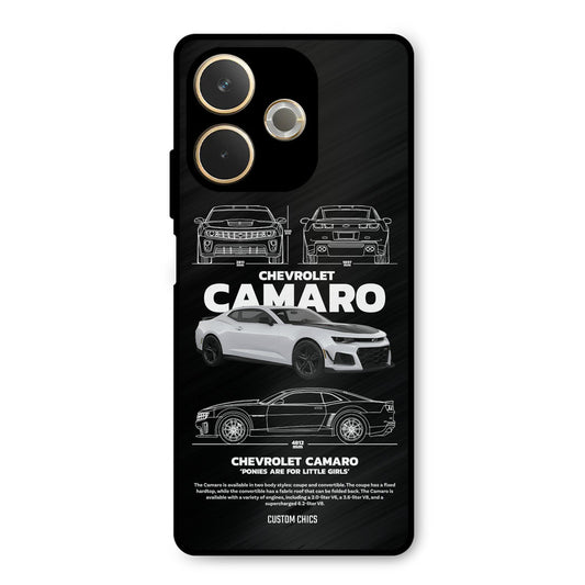 Grey Camaro Oppo A5 Pro Mobile Back Cover - Car&Bike PrintShield Case