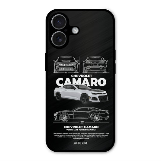 Grey Camaro iPhone 17 Mobile Back Cover - Car&Bike PrintShield Case