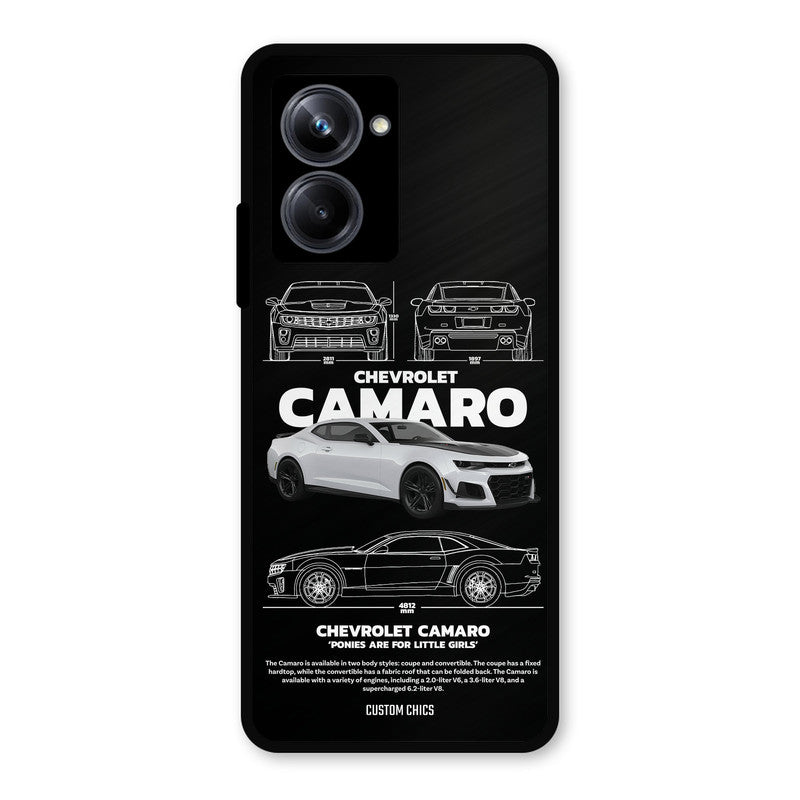 Grey Camaro Realme 10 Pro Mobile Back Cover - Car&Bike PrintShield Case
